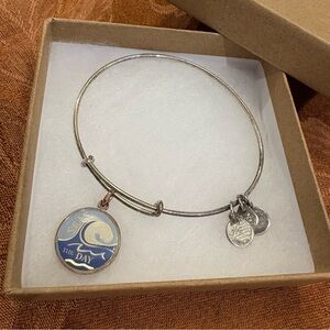 Alex and Ani "Seas the Day" Charm Expandable Bracelet